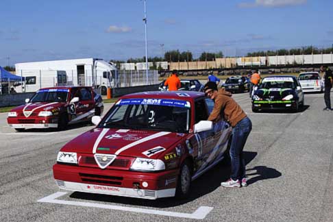 Trofeo Autodrmo del Levante - Schieramento griglia di partenza Trofeo Alfa 33. In ricordo di Sergio Natalini